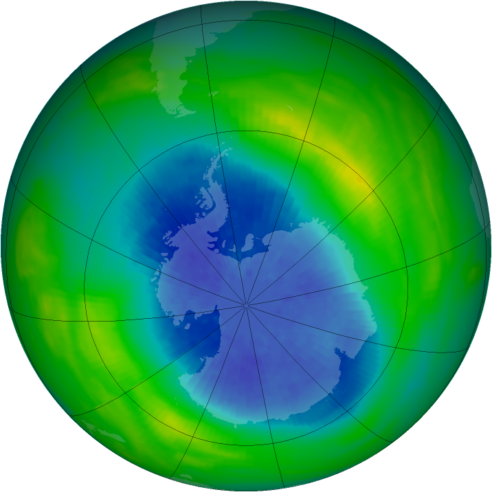 Ozone Map 1983-09-25